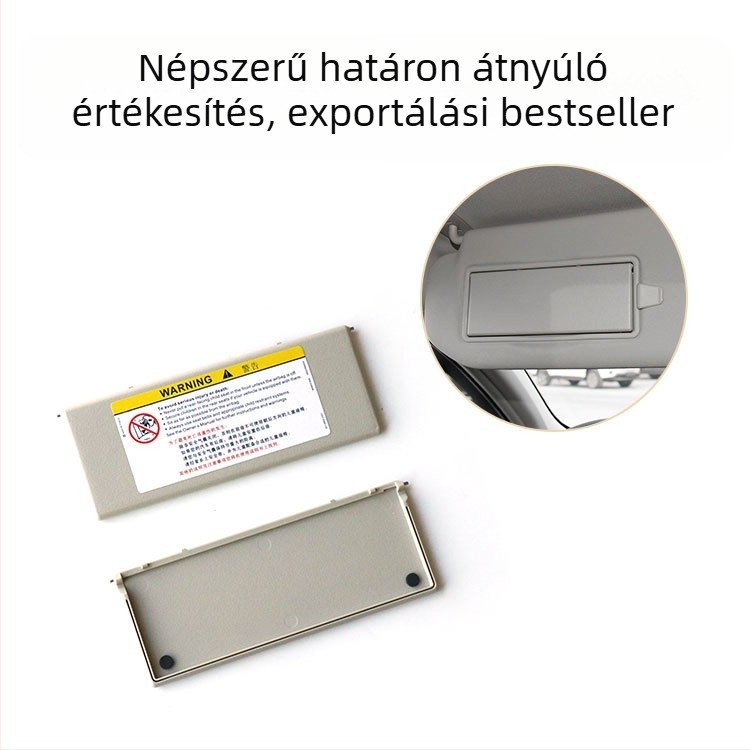 Oukachi kozmetikai tükör napellenző fedélhez – Snap-on rögzítés, kompatibilis Peugeot 4008/5008/508L/308S és Citroën Tianyi C5