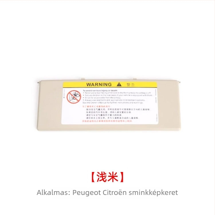 Oukachi kozmetikai tükör napellenző fedélhez – Snap-on rögzítés, kompatibilis Peugeot 4008/5008/508L/308S és Citroën Tianyi C5
