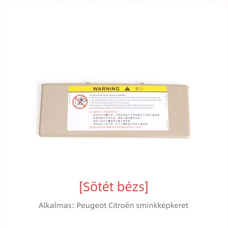 Oukachi kozmetikai tükör napellenző fedélhez – Snap-on rögzítés, kompatibilis Peugeot 4008/5008/508L/308S és Citroën Tianyi C5