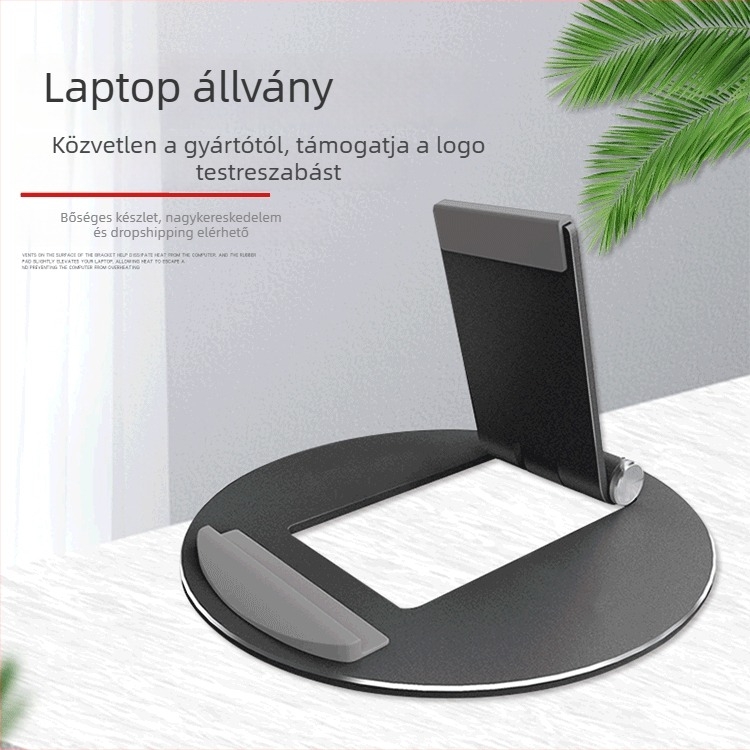 Peng yuhong Összecsukható állvány telefonhoz és tabletához – mini hordozható asztali tartó ötvözetből, univerzális stílus, testreszabás támogatott