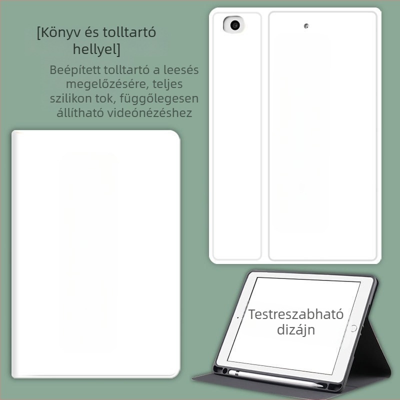 DIY személyre szabható iPad Pro 12,9/11 hüvelykes tok selyem textúrával