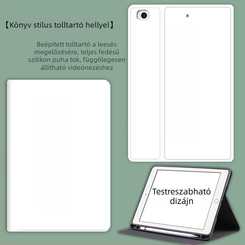 DIY személyre szabható iPad Pro 12,9/11 hüvelykes tok selyem textúrával