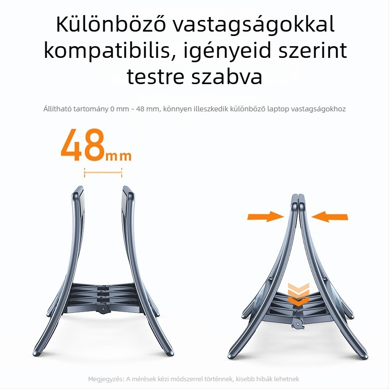 Multifunkciós univerzális állvány telefonhoz, tablethez és számítógéphez, összecsukható, műanyag, modell 03671, Paifan/Oatsbasf