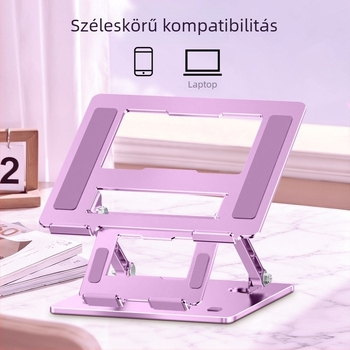 Laptop/Desktop állvány – összecsukható, szénacélból, Rexon LS638, 1,4 kg