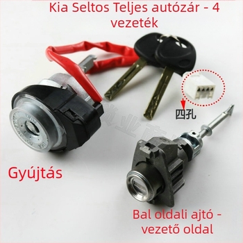 Kia Sportage teljes autózáró készlet 4-vezetékes rendszerrel, indítózár, vezető ajtó zár és központi vezérlés – Smart Run