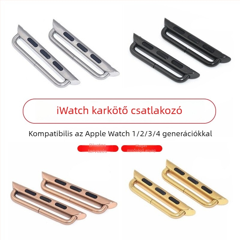 Fém szíjcsatlakozó Apple Watchhoz — klasszikus dizájn