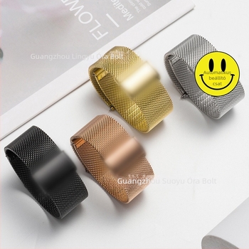 Huawei 06-sorozatú okosórához Milanese rozsdamentes acélhálós szíj, záras