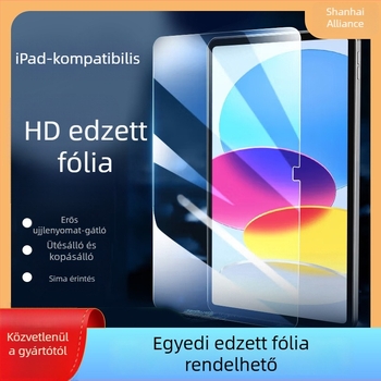 Új iPad Air 7, 11–13 hüvelykes modellekhez és iPad 10-hez készült edzett üveg képernyővédő