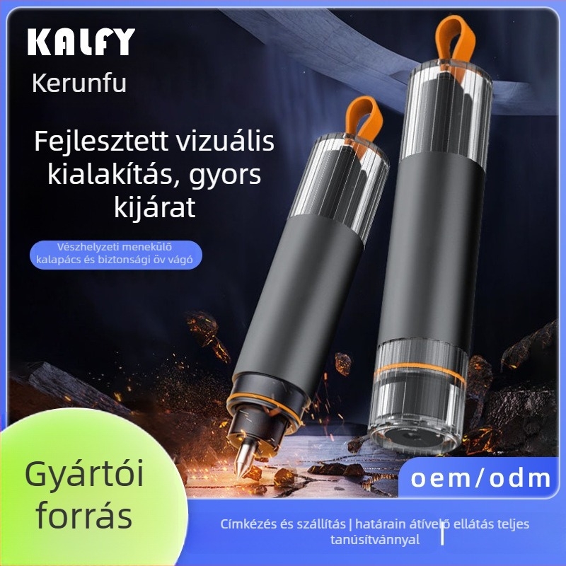 Autómentő ablakbetörő kalapács - alumíniumötvözet - tömeg 26,4 g - testreszabás elérhető - autómentő eszköz