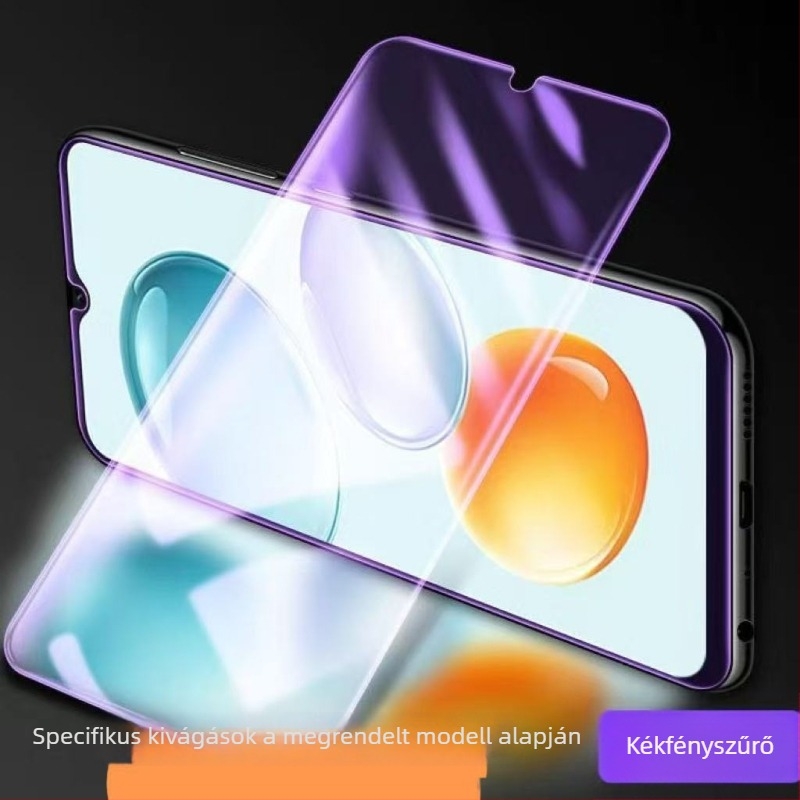 Edzett üveg előlapi védő iPhone 11 Pro Maxhez, teljes képernyő, ütésálló, kékfény-szűrő