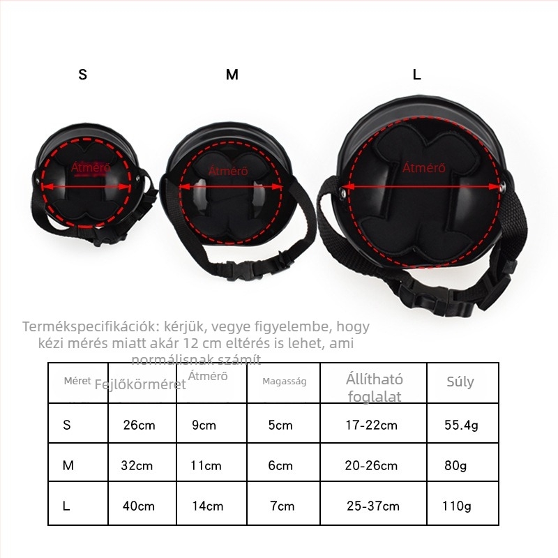 Háziállatok biztonsági sisakja macskák és kutyák számára – ABS, monokróm minta, univerzális illeszkedés, egész éves laza stílus