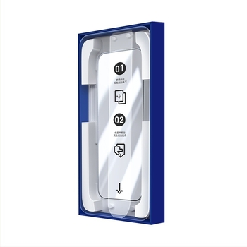 KAAPII Edzett üveg kijelzővédő iPhone 13 Pro Maxhoz – Elülső kijelzővédő, HD tisztaság, Anti‑Peek, Porálló, Ujjlenyomat‑mentes, Ütésálló