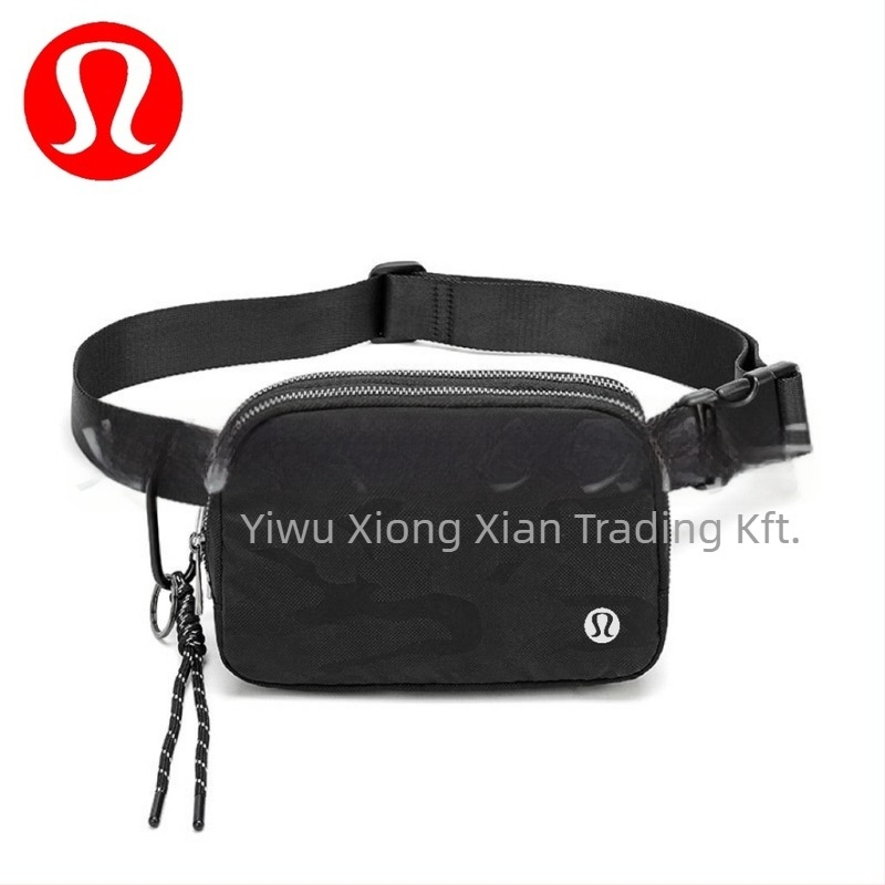 Keresztpántos táska, városi egyszerűség stílus, nejlon külső, 2025 tavasz, cipzáras nyitás, poliészter bélés, belső zsebek telefonhoz, személyi igazolványhoz és kamerához