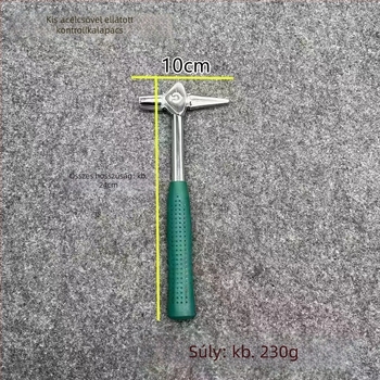 Vasúti kalapács hosszabbított fa fogantyúval kazánellenőrzéséhez