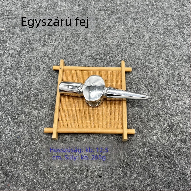 Vasúti kalapács hosszabbított fa fogantyúval kazánellenőrzéséhez