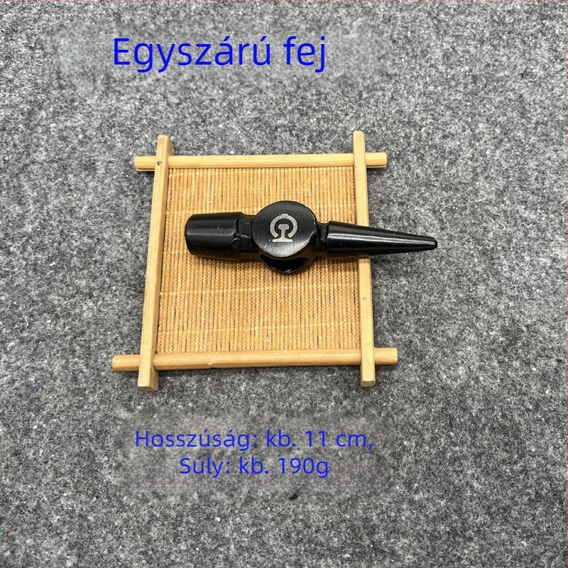 Vasúti kalapács hosszabbított fa fogantyúval kazánellenőrzéséhez