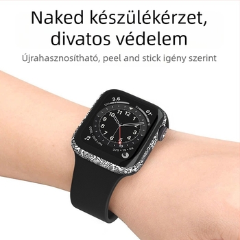 Apple Watch iWatch teljes körű védőfilm – PVC hátfilm, keret matrica, kompatibil Series 3/SE/4/5