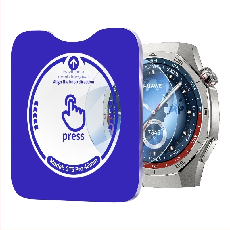 Sapphire védőfólia Huawei Watch GT5/GT6 Pro-hoz, teljes képernyős védelem