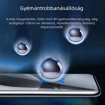 HONOR 9X/9X Pro számára edzett üveg képernyővédő teljes körű fedéssel, HD élességgel, ujjlenyomat-mentes, kékfény elleni védelemmel