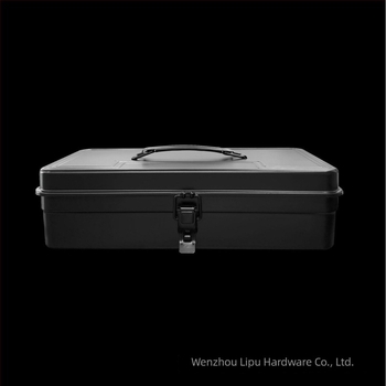 Klip Fém szerszámosláda, T-360A sorozat, egyrétegű hordozható kivitel, multifunkcionális szerszámtartó doboz otthonra és járműhöz