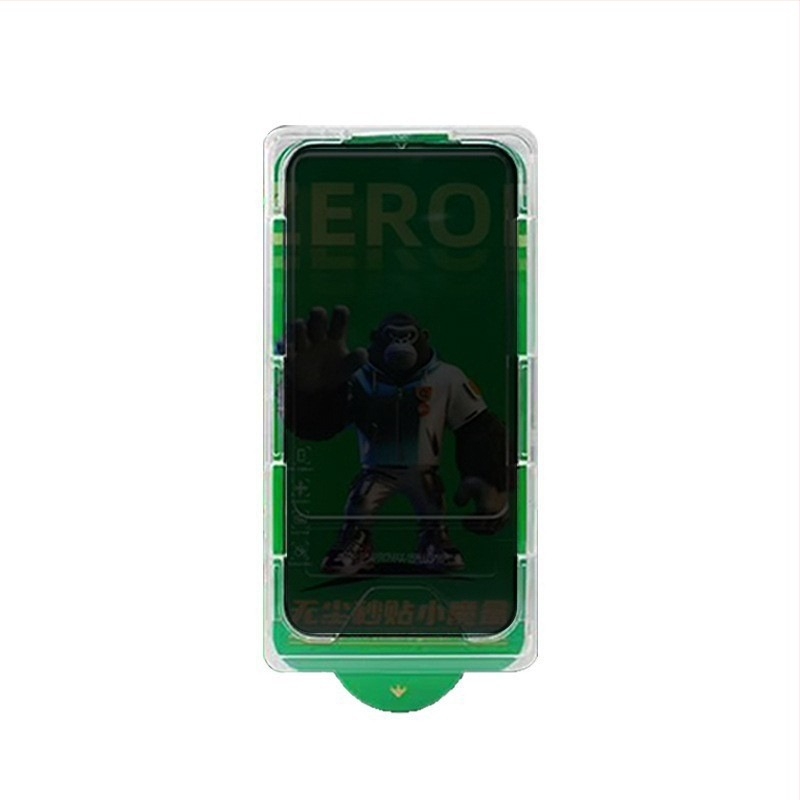 Edzett üveg elülső képernyővédő pormentes applikáló dobozzal iPhone 17 Pro Max számára – HD, ujjlenyomat-mentes, ütésálló, automatikus javítás, alkalmazó eszközök