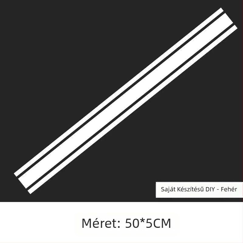 Motorkerékpár matric – retro stílusú üzemanyag-tank és sárvédő csík, vízálló függőleges csík fólia; Márka: Duwu; Anyag: Egyéb.