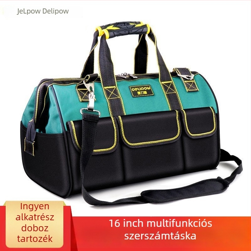 Delip Szerszám Táska - Hordozható, Nagy Kapacitású Szerszámtartó Táska Házhoz, Autóhoz és Kerthez | PP Keret | Teherbírás 250 kg