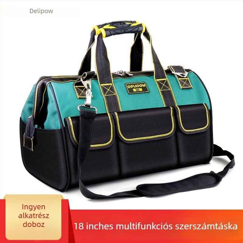 Delip Szerszám Táska - Hordozható, Nagy Kapacitású Szerszámtartó Táska Házhoz, Autóhoz és Kerthez | PP Keret | Teherbírás 250 kg