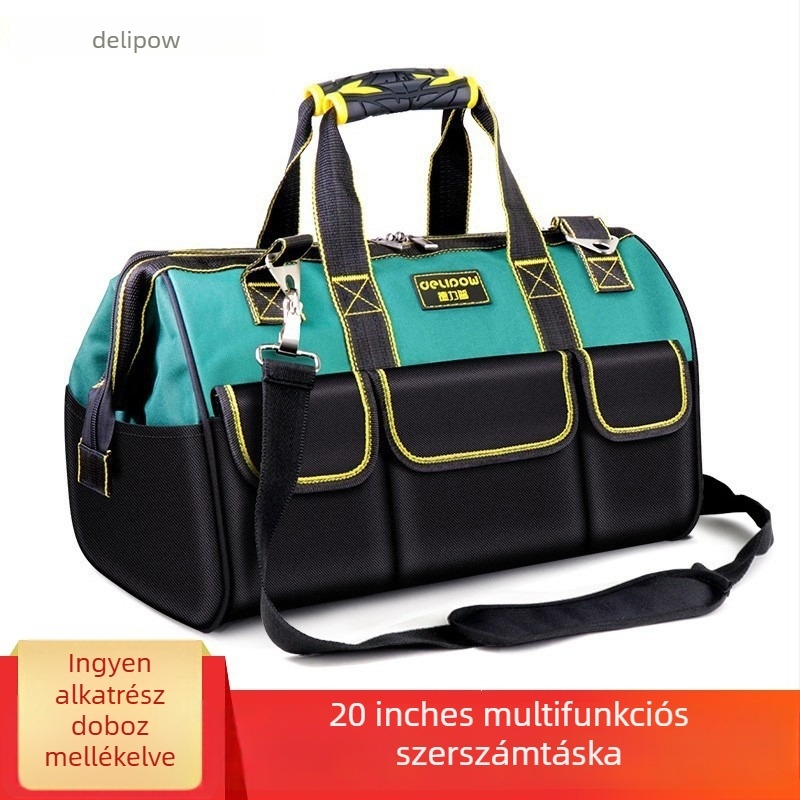 Delip Szerszám Táska - Hordozható, Nagy Kapacitású Szerszámtartó Táska Házhoz, Autóhoz és Kerthez | PP Keret | Teherbírás 250 kg