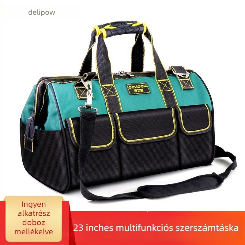 Delip Szerszám Táska - Hordozható, Nagy Kapacitású Szerszámtartó Táska Házhoz, Autóhoz és Kerthez | PP Keret | Teherbírás 250 kg