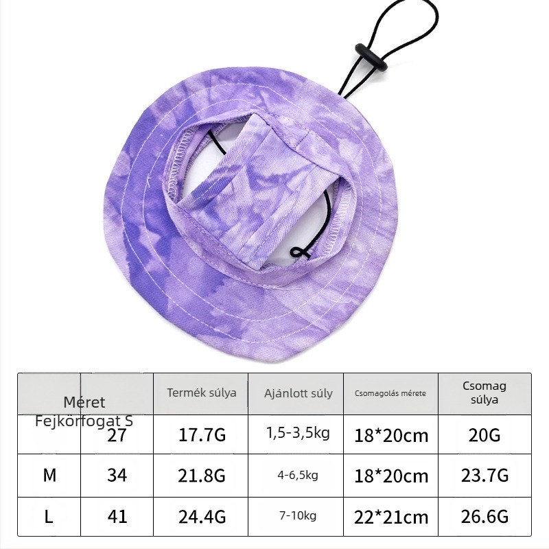 Macskáknak és kutyáknak készült horgászkalap – poliészter, szabadidős stílus, általános használat