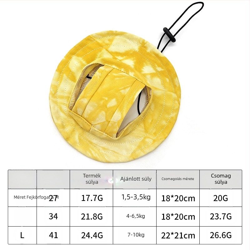 Macskáknak és kutyáknak készült horgászkalap – poliészter, szabadidős stílus, általános használat