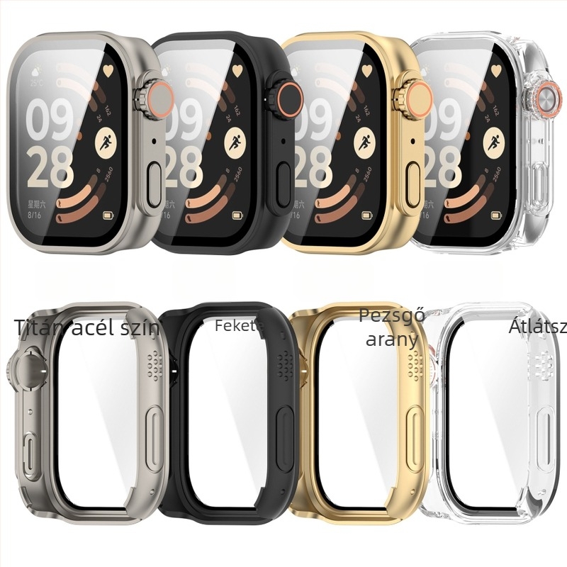 Qingfeng védőtok Redmi Watch 6-hoz — azonnal Apple Ultra integrált karóra tok lesz