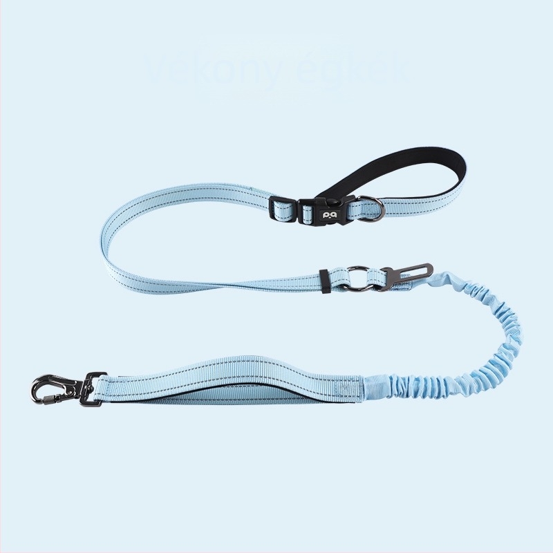 Fiber Pet poliészter kutya póráz övvel – kéz nélkül, vontatási pánt, 100 darab