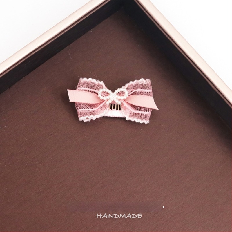 Állat hajcsat mini masnival - pamut anyag; általános célú használat; import nélkül; IP engedély nélkül