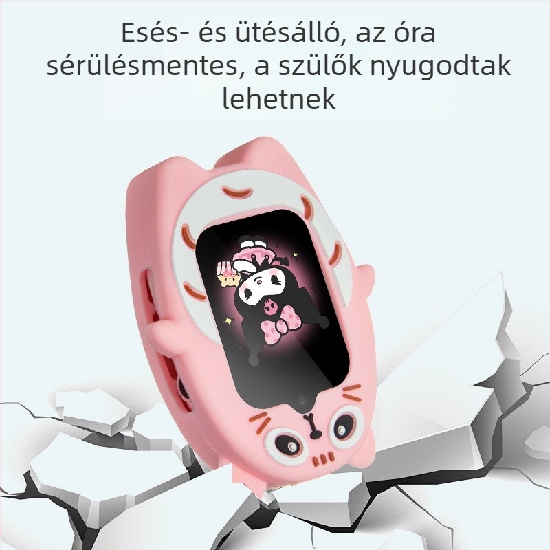 Gyerekeknek szánt univerzális nyakvédő okosórákhoz – szilikonból, kompatibil minden modelllel, tömege kb. 30 g, csomag tartalma: OPP zacskó, védő borítás, kötél