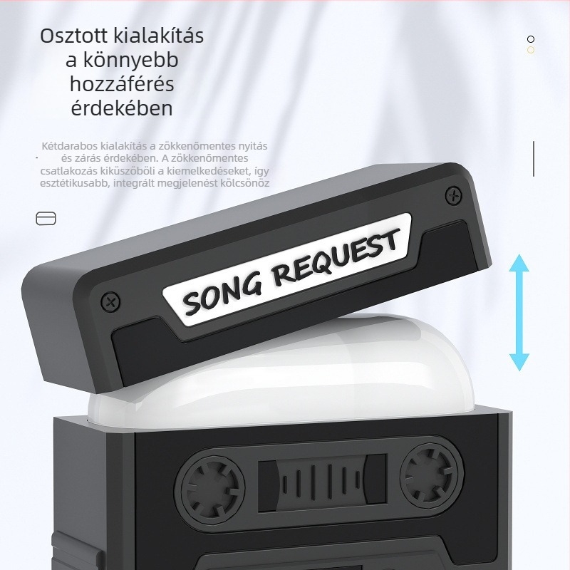 Retro szilikon védőtok AirPods Pro 3-hoz és AirPods 4-hez, Apple harmadik generációs fülhallgató tokja