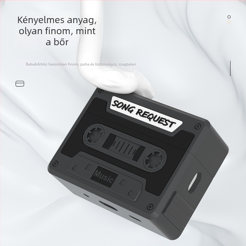 Retro szilikon védőtok AirPods Pro 3-hoz és AirPods 4-hez, Apple harmadik generációs fülhallgató tokja