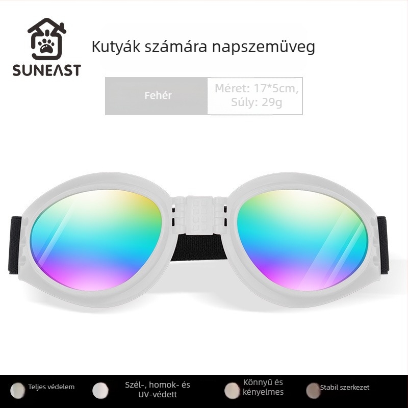 Kutyák számára készült szemüveg – szélvédett háziállat szemüveg; Anyag: Egyéb; Alkalmazható: Általános célú; Importált: Nem; IP engedély: Nem