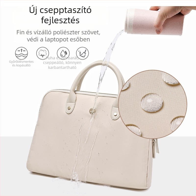 Noteszgép-táska több márkához illeszkedő (vízlepergető poliészter; légáteresztő; kopásálló; földrengésálló; terheléscsökkentő dizájn)