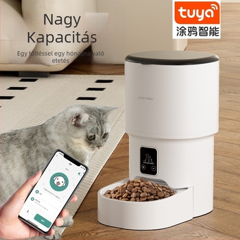 Okos állateledel Ty-11 előre beállított etetéssel, távoli hangvezérléssel és videó megtekintéssel