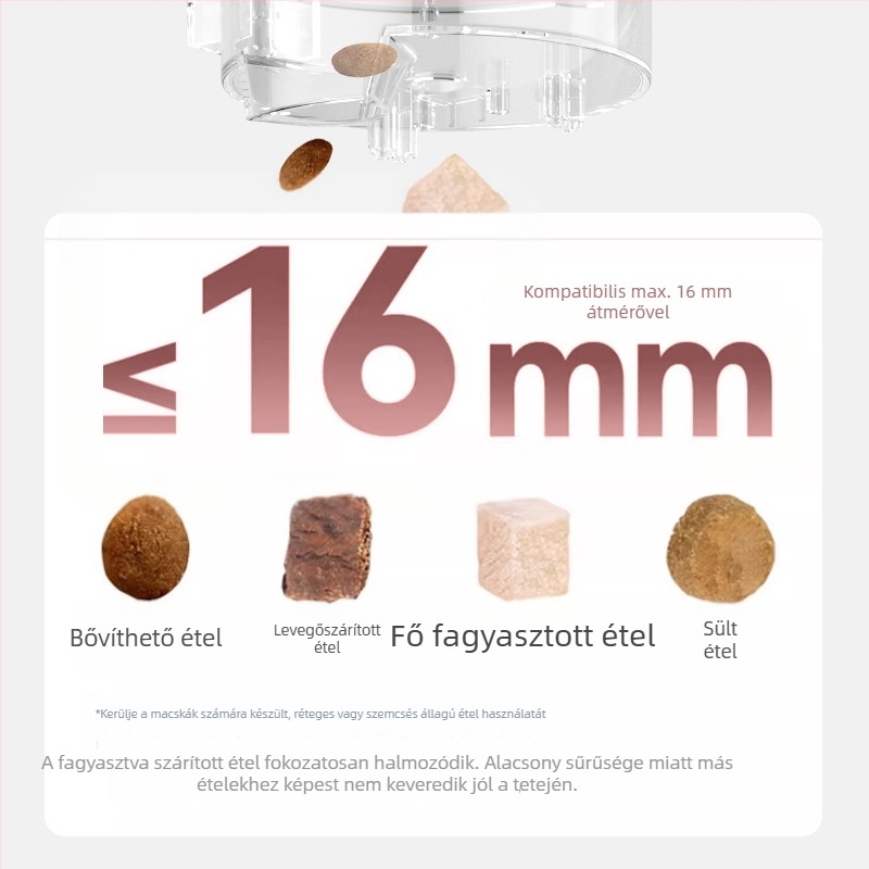 Okos állateledel Ty-11 előre beállított etetéssel, távoli hangvezérléssel és videó megtekintéssel