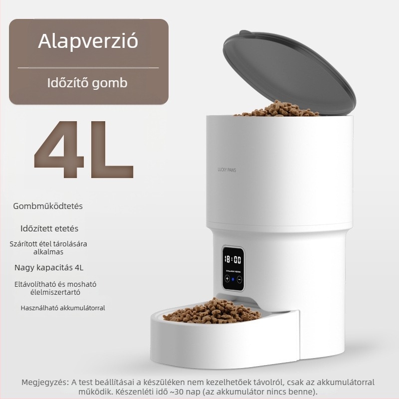 Okos állateledel Ty-11 előre beállított etetéssel, távoli hangvezérléssel és videó megtekintéssel