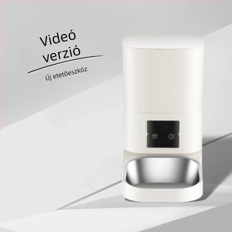 Okos etető automata kamerával, HD széleslátószögű megfigyeléssel, APP-vezérlés, univerzális kompatibilitás, súly 1,6 kg