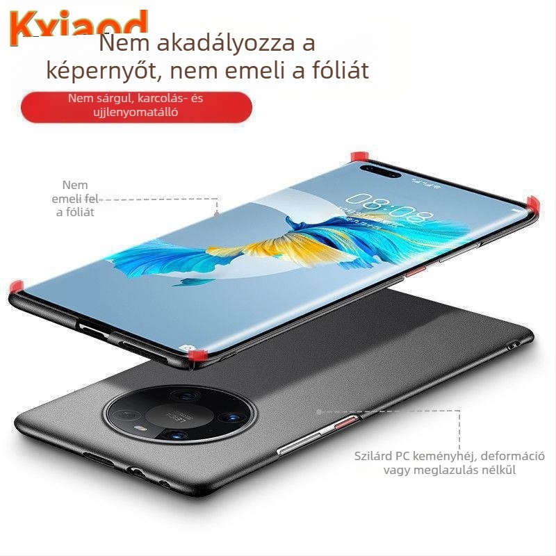 Huawei Mate40 / Mate40 Pro matt ultra vékony védőtok, ütésálló, kemény tok