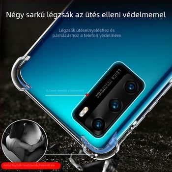 Huawei P40 Pro telefontok — teljes lefedés, puha szilikon, ütésálló védelem