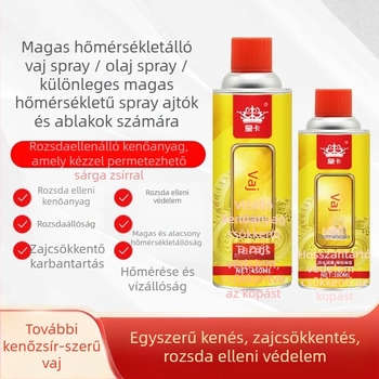Rozsdamentesítő és ajtózárak kenőspray, magas hőmérséklet-állóság (Típus: Kenőanyag; Fő összetevők: Kenőolaj; Sztenderd: 3 év; Minőségi standard: 6600; Alkalmazható részek: Egyéb)