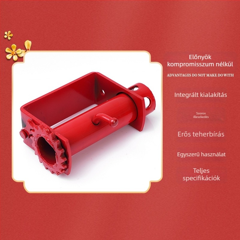 Tehergépkocsi kötélfeszítő, sűrű fogazatú záró mechanizmus, magas széntartalmú acél, modell 1-2