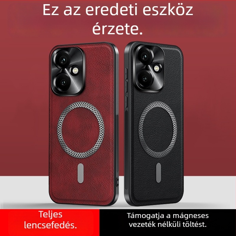 Honor 400Pro telefontok, bőr textúrájú, teljes leesés elleni védelem