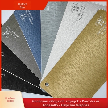 Autó színváltó wrap fólia belső és külső felületekhez, öntapadó dekoratív bevonat; Redlong, PET/PVC, testreszabható feldolgozás, ragasztásos telepítés.